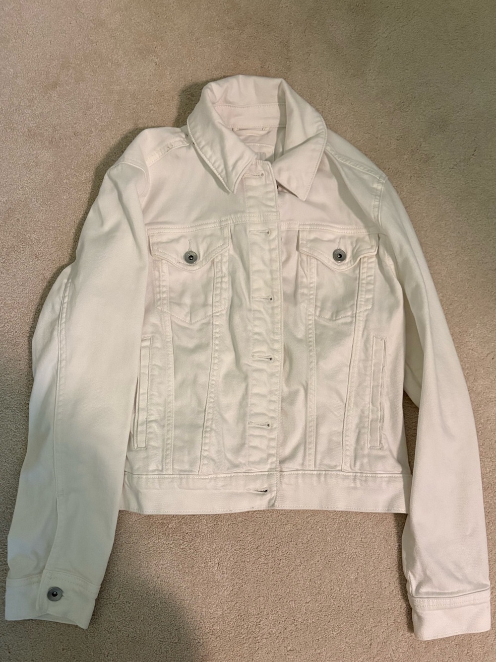 Women’s White Denim Jacket